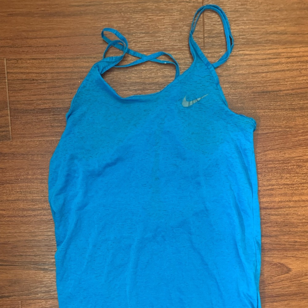 XS blue Nike athletic top